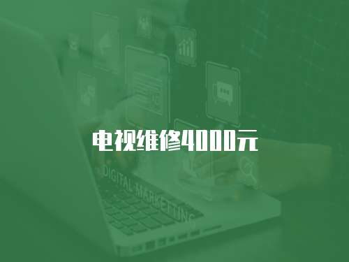 電視維修4000元