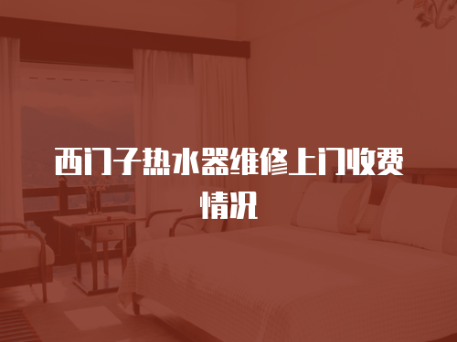 西門子熱水器維修上門收費情況