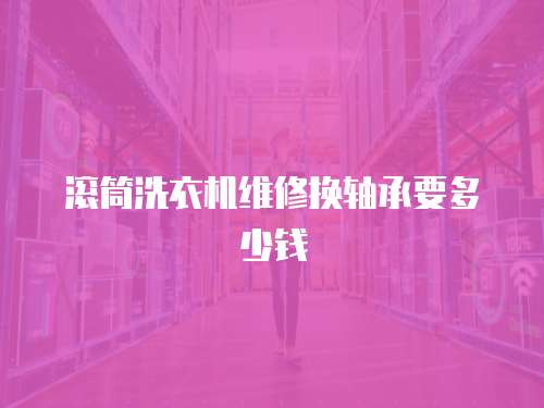 滾筒洗衣機維修換軸承要多少錢