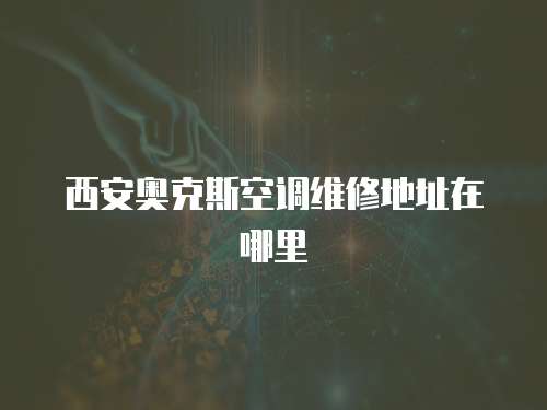 西安奧克斯空調(diào)維修地址在哪里