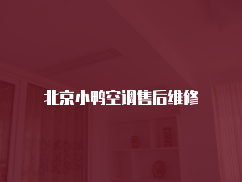 北京小鴨空調(diào)售后維修