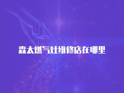森太燃?xì)庠罹S修店在哪里