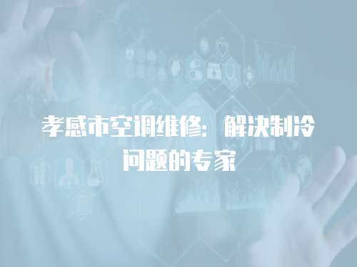 孝感市空調維修：解決制冷問題的專家