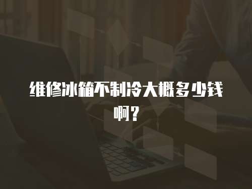 維修冰箱不制冷大概多少錢啊？
