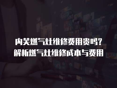 內芙燃氣灶維修費用貴嗎？解析燃氣灶維修成本與費用