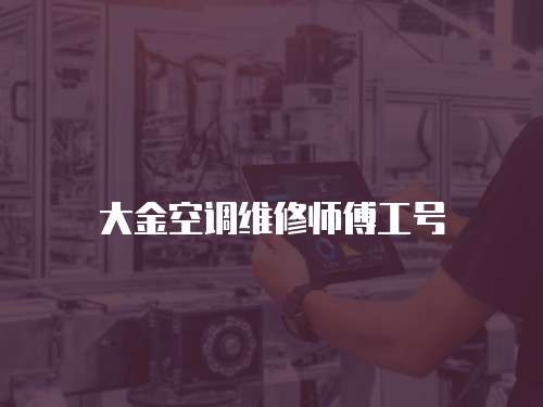 大金空調維修師傅工號