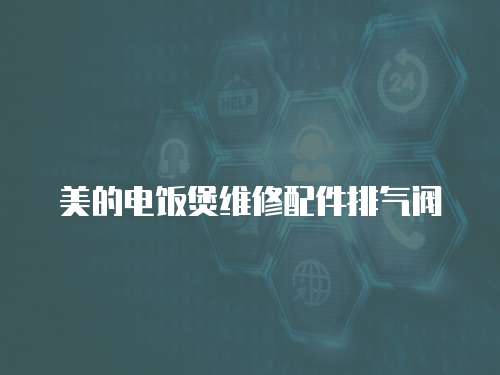 美的電飯煲維修配件排氣閥