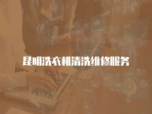 昆明洗衣機(jī)清洗維修服務(wù)
