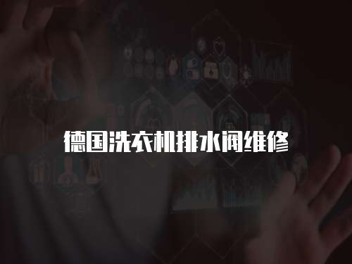 德國洗衣機排水閥維修