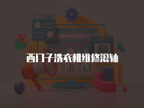 西門子洗衣機維修滾軸