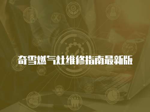 奇雪燃?xì)庠罹S修指南最新版