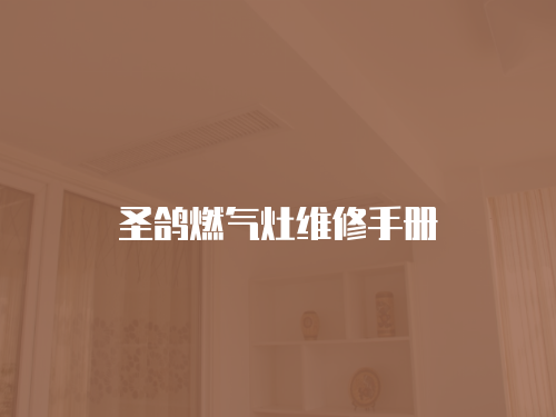 圣鴿燃?xì)庠罹S修手冊(cè)