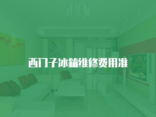 西門子冰箱維修費用準(zhǔn)