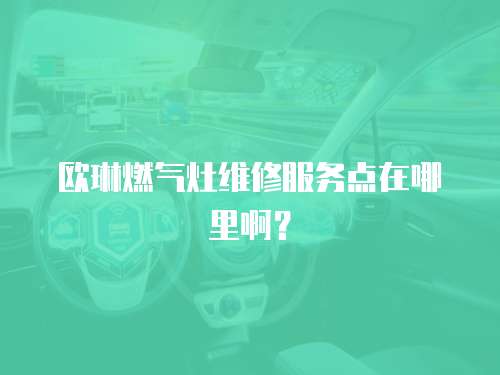歐琳燃氣灶維修服務點在哪里啊？