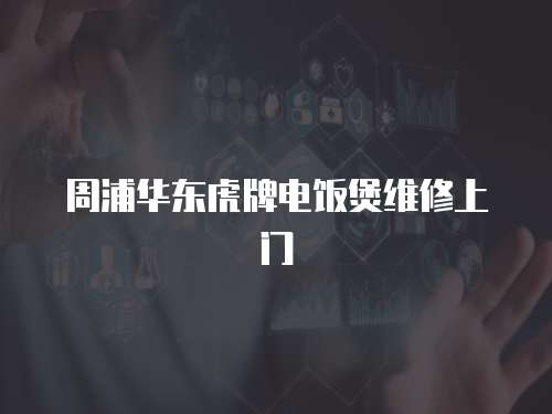 周浦華東虎牌電飯煲維修上門