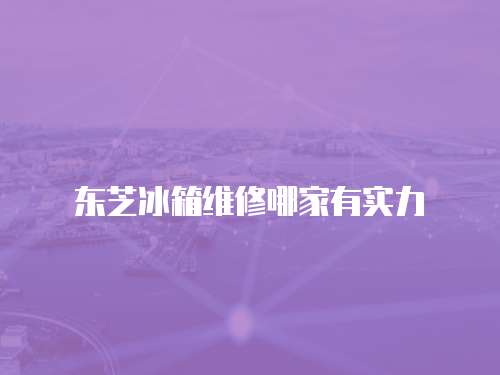 東芝冰箱維修哪家有實(shí)力