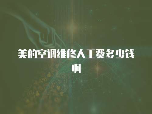 美的空調(diào)維修人工費多少錢啊