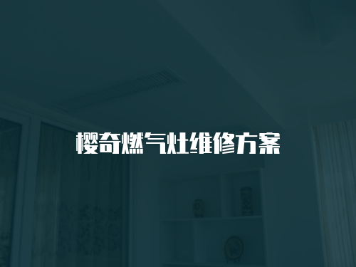 櫻奇燃?xì)庠罹S修方案