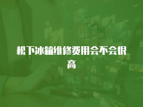 松下冰箱維修費(fèi)用會不會很高