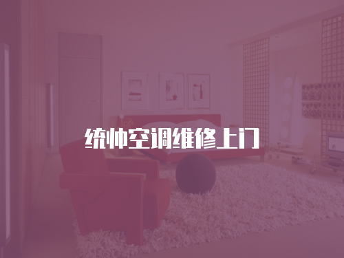 統(tǒng)帥空調(diào)維修上門