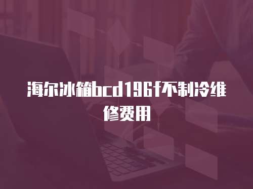 海爾冰箱bcd196f不制冷維修費用