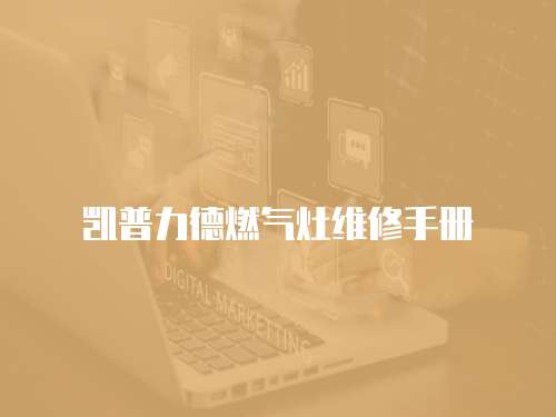 凱普力德燃氣灶維修手冊