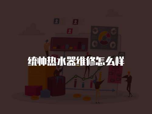 統(tǒng)帥熱水器維修怎么樣