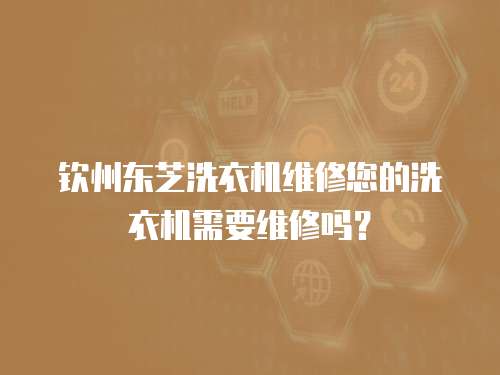 欽州東芝洗衣機維修您的洗衣機需要維修嗎？