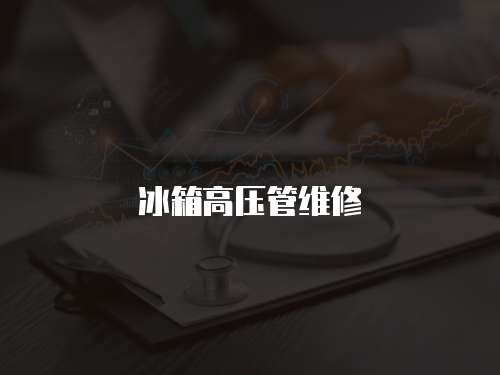 冰箱高壓管維修