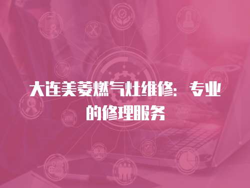 大連美菱燃?xì)庠罹S修：專業(yè)的修理服務(wù)