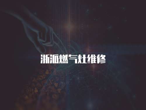 浙派燃氣灶維修