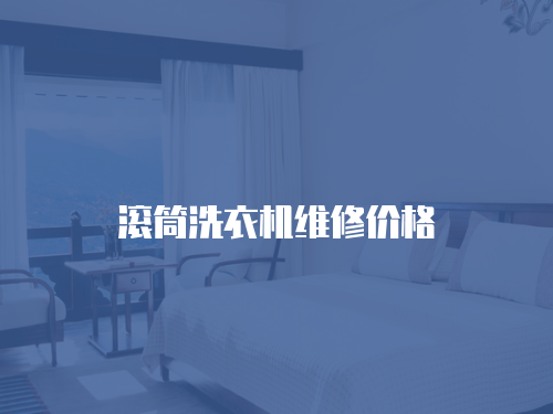 滾筒洗衣機維修價格