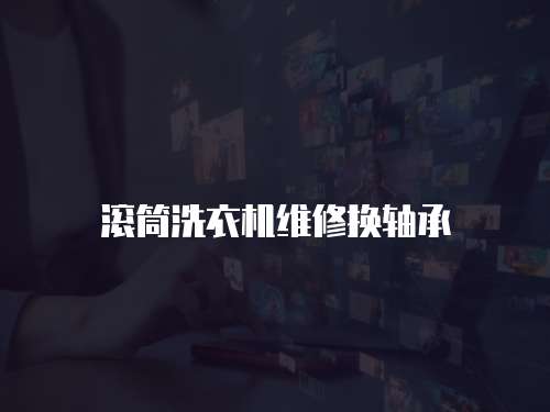 滾筒洗衣機維修換軸承