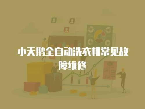 小天鵝全自動洗衣機常見故障維修