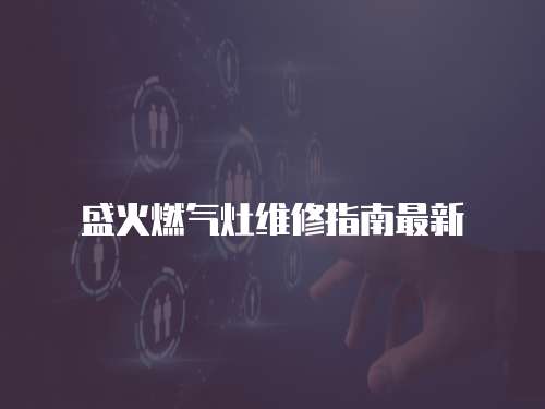 盛火燃?xì)庠罹S修指南最新