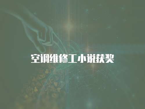 空調(diào)維修工小說獲獎