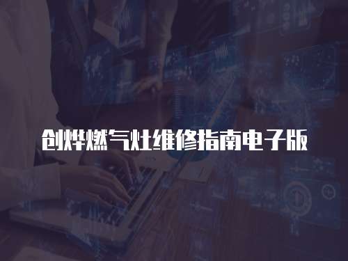創燁燃氣灶維修指南電子版