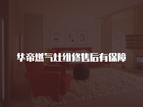 華帝燃氣灶維修售后有保障