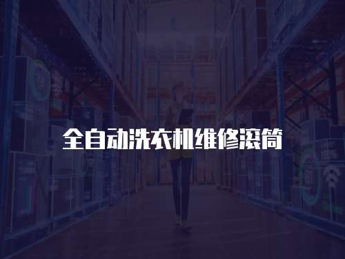 全自動洗衣機維修滾筒