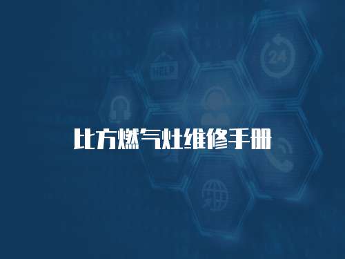 比方燃?xì)庠罹S修手冊(cè)