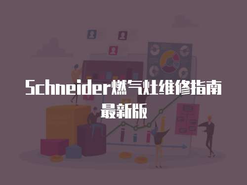 Schneider燃氣灶維修指南最新版