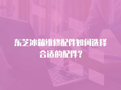 東芝冰箱維修配件如何選擇合適的配件？
