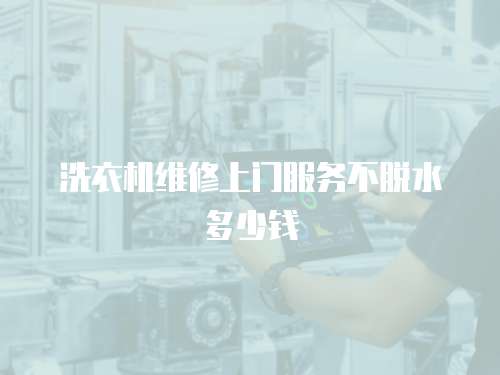 洗衣機(jī)維修上門服務(wù)不脫水多少錢
