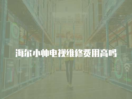 海爾小帥電視維修費用高嗎