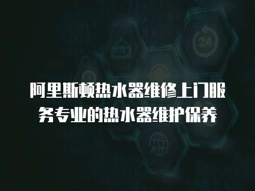 阿里斯頓熱水器維修上門服務專業的熱水器維護保養