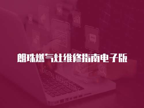 朗珠燃氣灶維修指南電子版