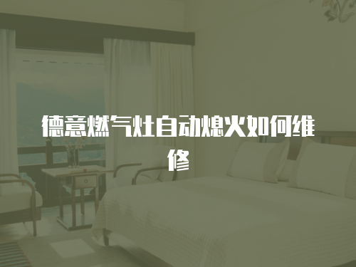德意燃?xì)庠钭詣?dòng)熄火如何維修