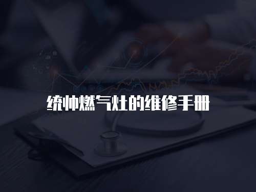 統帥燃氣灶的維修手冊