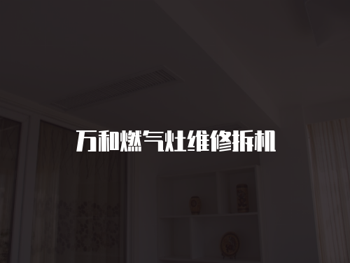 萬和燃氣灶維修拆機