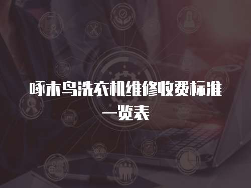 啄木鳥洗衣機維修收費標準一覽表